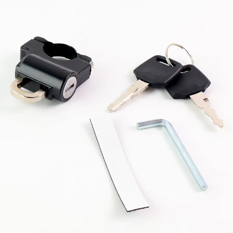 helmet lock- Carrier bag with 2 keys- Krt (1DL1701)