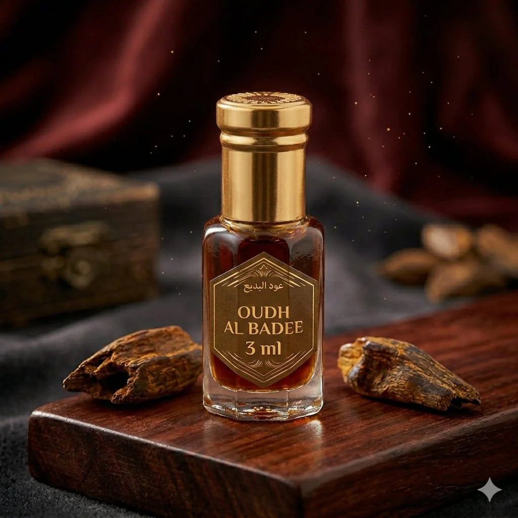 5 Attar Combo (oudh Rasheeqa- oudh Al badee- open optic- J74- Fida)