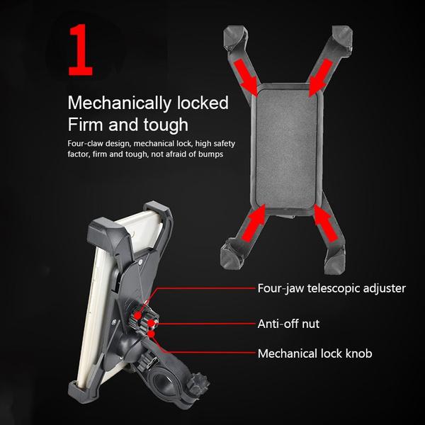 Anti-Shake Bike &amp; Scooter Phone Mount (360° Rotation) KR (2DL21171)