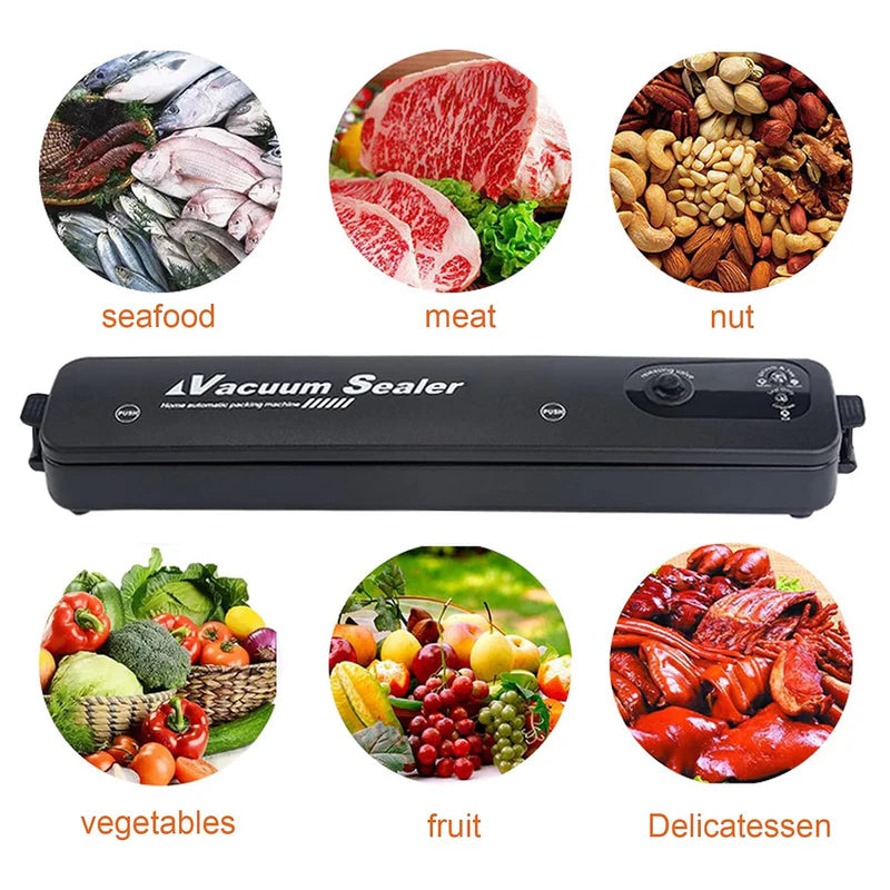 Automatic Vacuum Sealer Machine (With 10 Pcs Bags Free!)